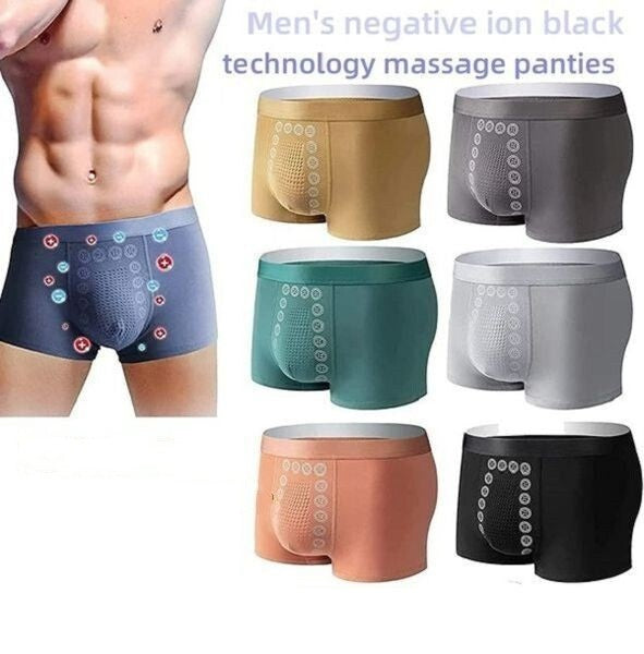 🔥Kaufen Sie 1, erhalten Sie 2 gratis dazu🔥Magnetische Massage-Therapieunterwäsche für Männer