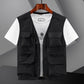 🔥Leichte, atmungsaktive Herren Outdoor Weste mit mehreren Taschen💪