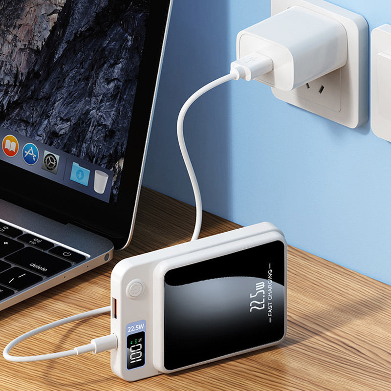🔋10000 mAh 22.5 W ultradünne Schnelllade-Powerbank⚡ Super kompakt, super schnell – dein perfekter Begleiter unterwegs! 📱🔥