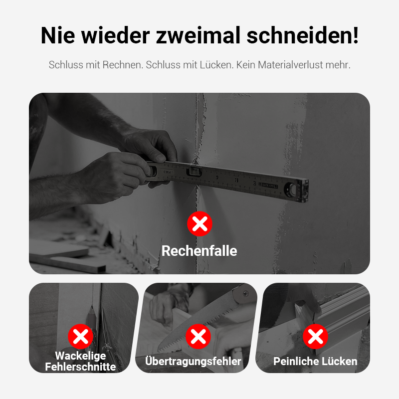 ⏳Begrenzte Zeit 60% Rabatt💥2-in-1 Mess- und Gehrungssägen Werkzeug