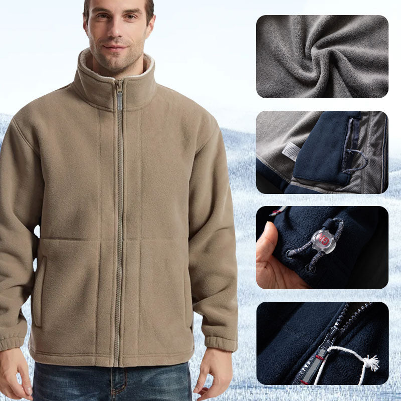 🍂 Early-bird price 73% Rabatt 🍁Herrenjacke mit doppelseitigem Fleece
