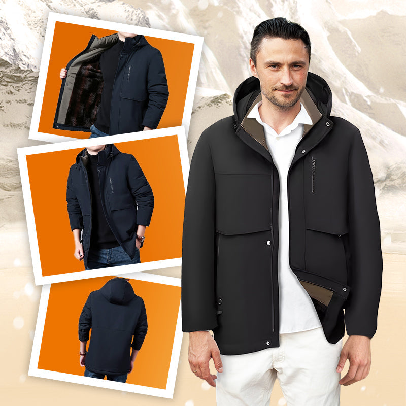 🔥50 % Rabatt!🔥Isolierter Parka mit Kapuze für Herren