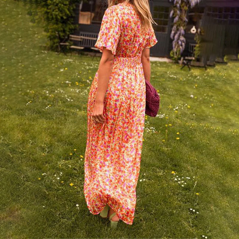 💐 🌻Zeitlich begrenzt 50% RABATT💖Süßes Vintage-Blumenkleid für Damen