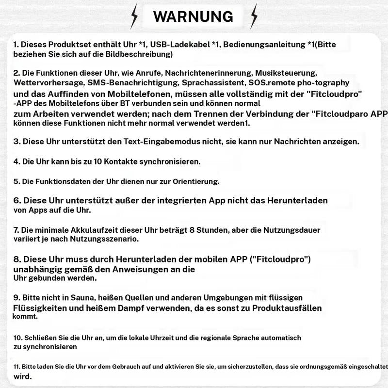 1,52'' Smartwatch HD per uomini – Telefono e controllo della musica – Molte modalità sportive – Impermeabile secondo IP68 – Longa durata della batteria – Orologio fitness per Android e iPhone