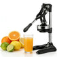 🍊🌀 Manuelle Zitruspresse – 50% RABATT! Edelstahl, robuste Aluminiumpresse – perfekt für Orangen, Zitronen & Granatäpfel. 🥤