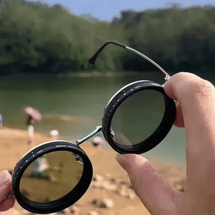 🔥2025 Heißer Verkauf🕶️Sonnenbrille mit einstellbarer Tönung Sonnenschutz für draußen – unverzichtbar für Reisen