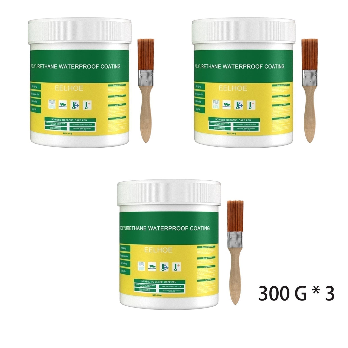🔥Solange der Vorrat reicht 40 % Rabatt!🎉Transparenter wasserdichter Kleber inkl. Pinsel 🔥