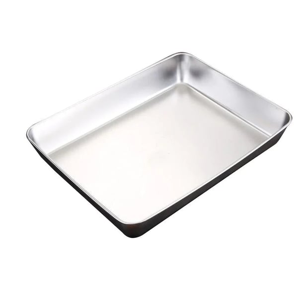 🎁 50% - Quadratische Platte aus Edelstahl（Mit Deckel）