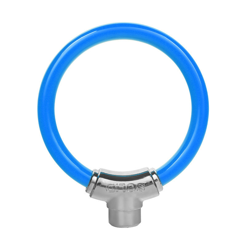 Tragbares Anti-Diebstahl-Stahlkabelschloss in Ringform für Fahrräder