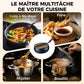 🍳 50% RABATT! 🔥 Schwerer Gusseisentopf (unbeschichtet) – Robust & vielseitig – Ideal für Schmoren, Braten oder Backen – gleichmäßige Hitzeverteilung 🍲✨🛠️