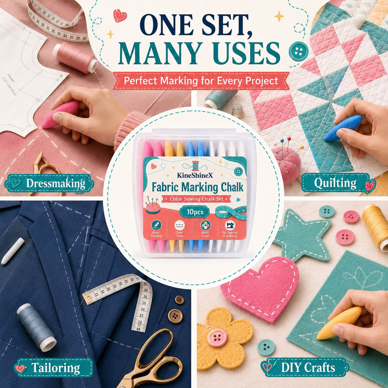 🖍️ Zeichnen, schneiden, nähen – die unsichtbare Kreide für perfekte Nähte!