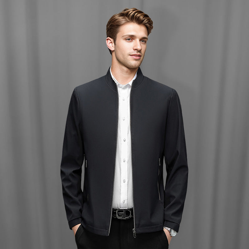 ✨Neu eingetroffen-Sparen Sie 56 %⏳Freizeitjacke mit Stehkragen und Reißverschluss für Herren