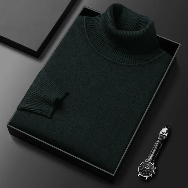 🧶 50% RABATT HOT SALE! ✨ Premium Kaschmirpulli Herren Einfarbig - Weiches Wohlfühlgarn mit Moderner Passform für Business & Freizeit 👔🎯