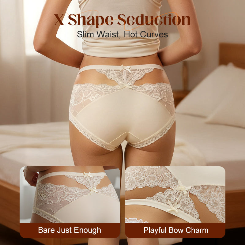 Damen Spitzen-Slip mit mittlerer Leibhöhe