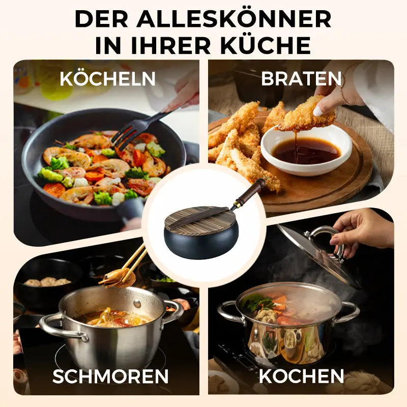 🔥 LIMITIERTES ANGEBOT: Schwere Gusseisen-Bräter (unbeschichtet) 50% reduziert! Nur solange der Vorrat reicht! 🔥