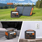 Tragbare Powerstation Explorer PB20,  640Wh 600W Notfall‑Batterie mit LiFePO4‑Lithium‑Akku, Solar‑Generator für Outdoor, Camping, Reisen und Jagd, Notstrom bei Stromausfall zu Hause oder durch Winterstürme