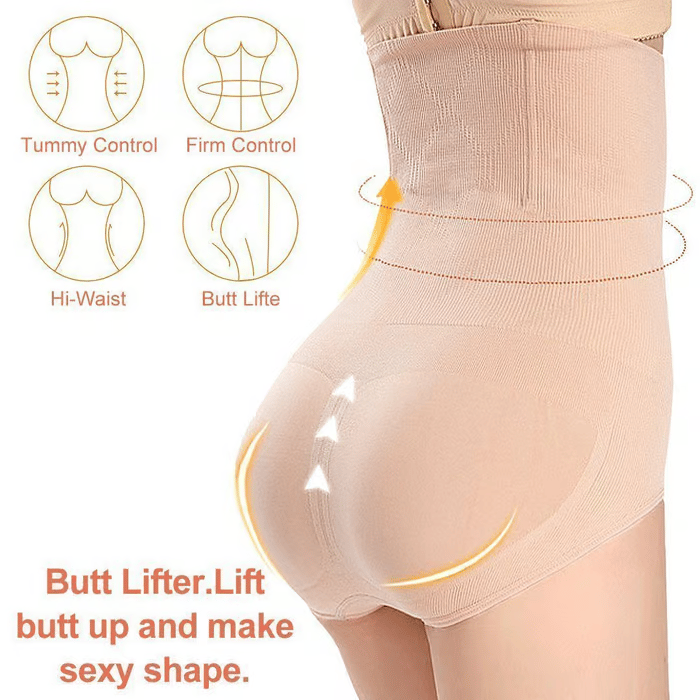 🔥Kaufen Sie 1 und erhalten Sie 1 gratis🔥 50% Rabatt👙 Bauchfreie Shapewear-Höschen mit hoher Taille