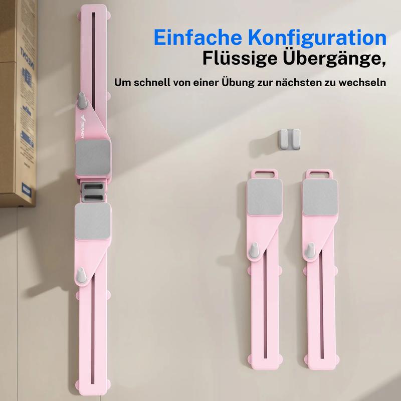 Tavola multifunzione per allenamento addominale pieghevole Pilates-Reformer con ginocchio Timer & Resistance Bands für zu Home Allenamento addominale schiena spalle gambe
