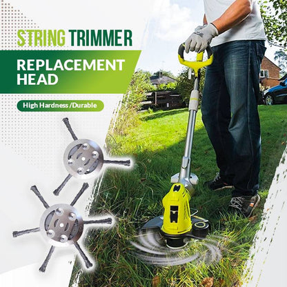 🔥🔥50 % Rabatt👨‍🌾Ersatzkopf für Fadentrimmer💪 – auch bei Kontakt mit Beton/Felsen/harten Blöcken unbeschädigt, lange Lebensdauer garantiert🌿