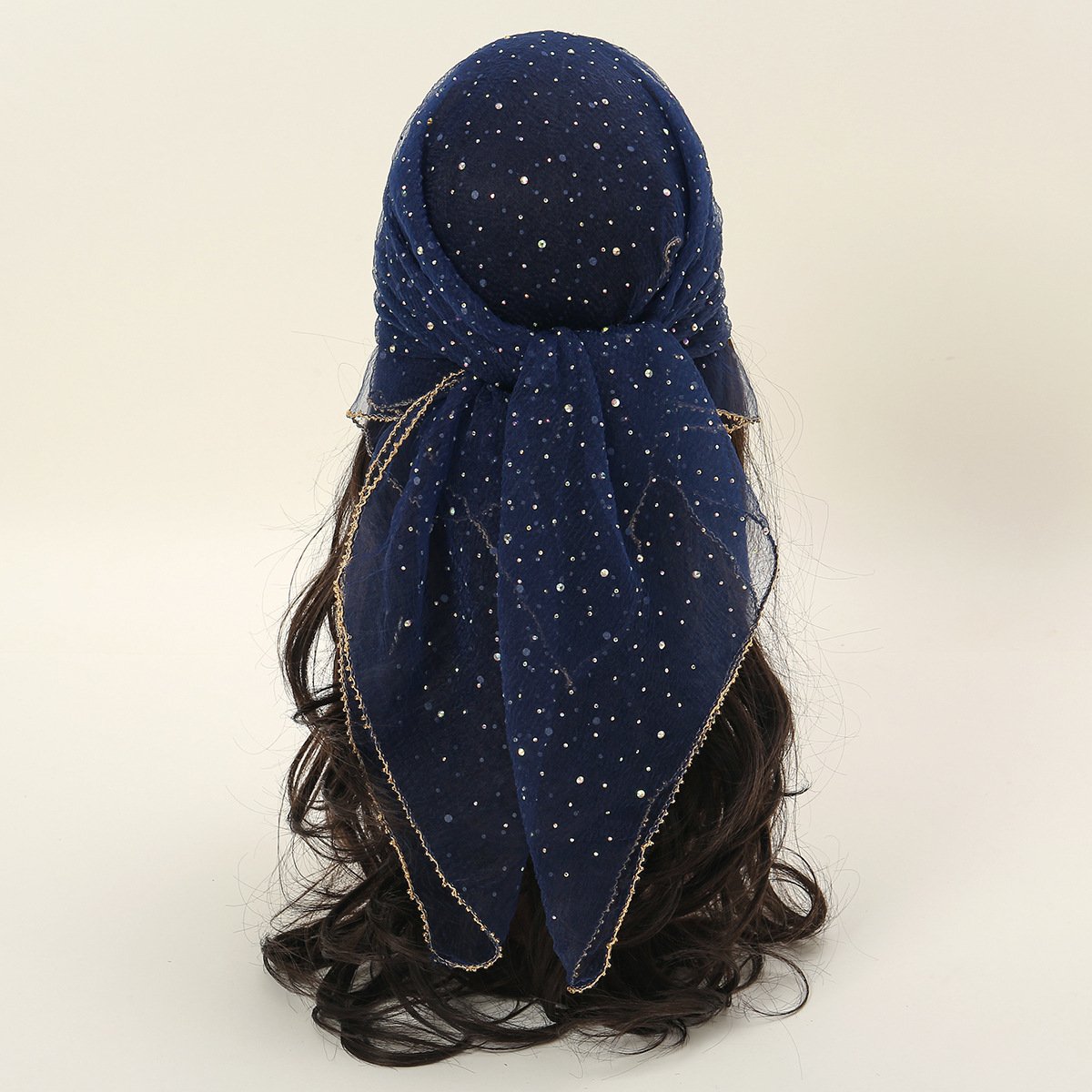 Kopftuch mit Glitzerdetails für Damen