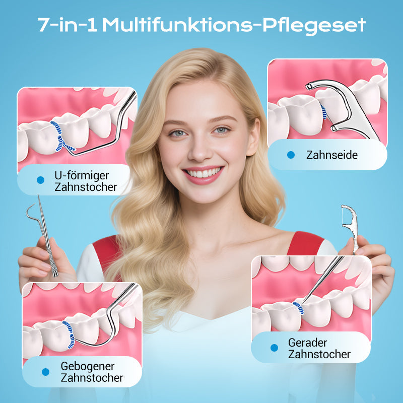 ⚡ Edelstahl Zahnstocher Set | Hygienisch & Langlebig 🦷✅