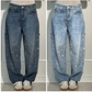 ✨👖Strassjeans mit geradem Bein für Frauen
