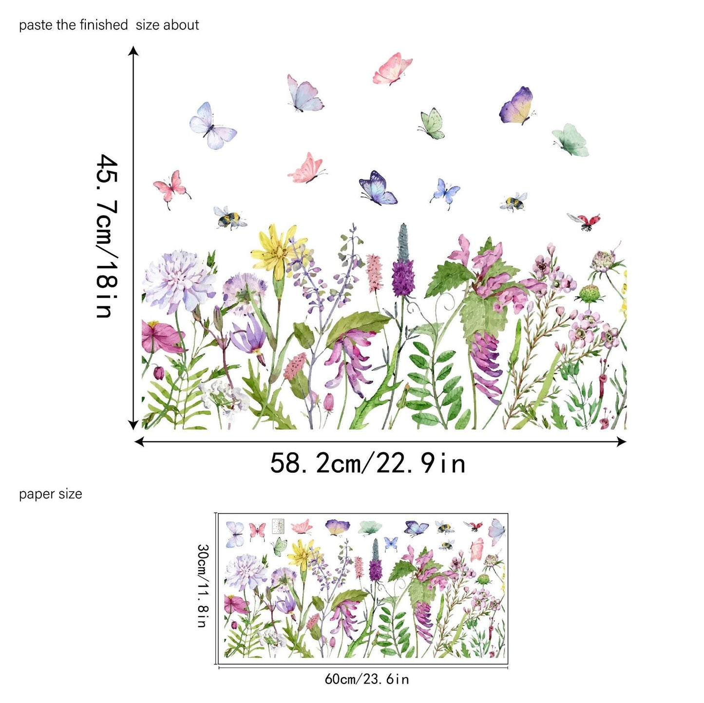 ✨LETZTER TAG VERKAUF 50 % RABATT!💐Bunter Blumenstrauß-Fensteraufkleber🖼️