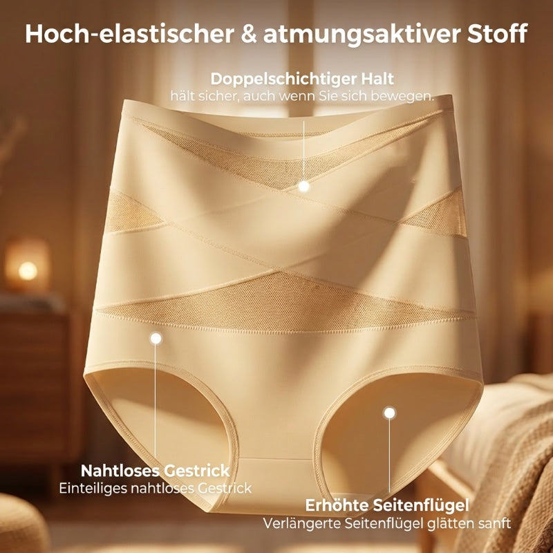 Hoch taillierte Formhose in Übergröße mit Bauchstraffung