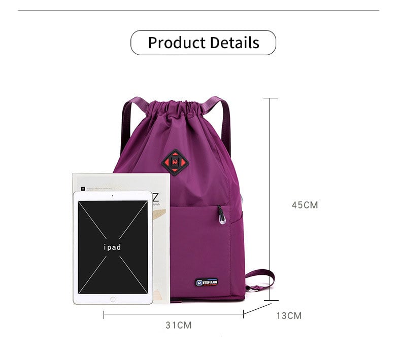 💥 2026 TREND DESIGN 🎒 Faltbarer Rucksack mit Kordelzug 🔥 riesiger Stauraum, hochwertig & perfekt für Sport & Alltag 💫