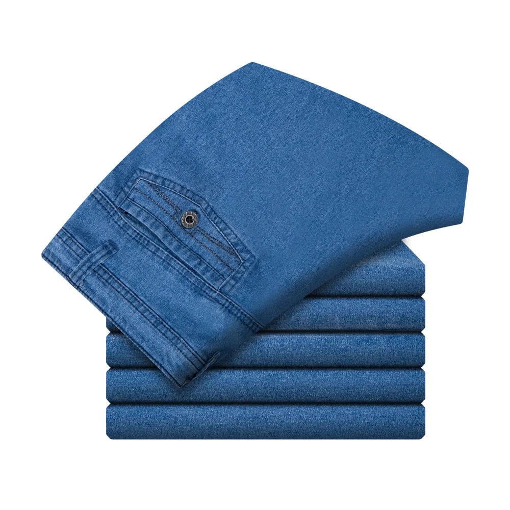 Heißer Verkauf-40% RABATT🔥Herren Jeans mit hoher Taille und geradem Schnitt