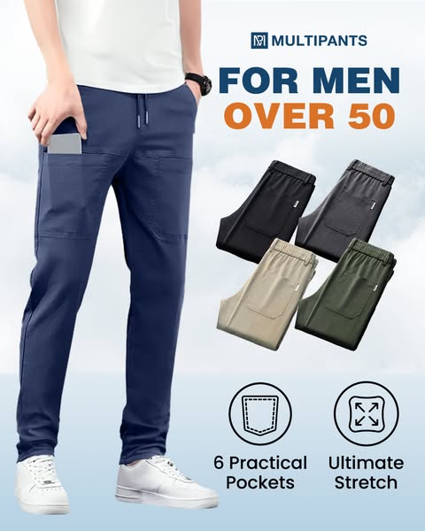 🔥Letzter Tag im Angebot: 65 % Rabatt!🔥MultiPants – Strapazierfähige Cargohose mit hohem Stretchanteil und vielen Taschen.