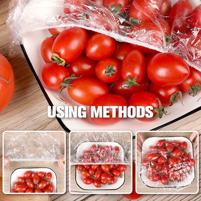 📢📢 JETZT 50 % RABATT!! ⏰(100STK) Elastische Lebensmittelabdeckungen Multipack