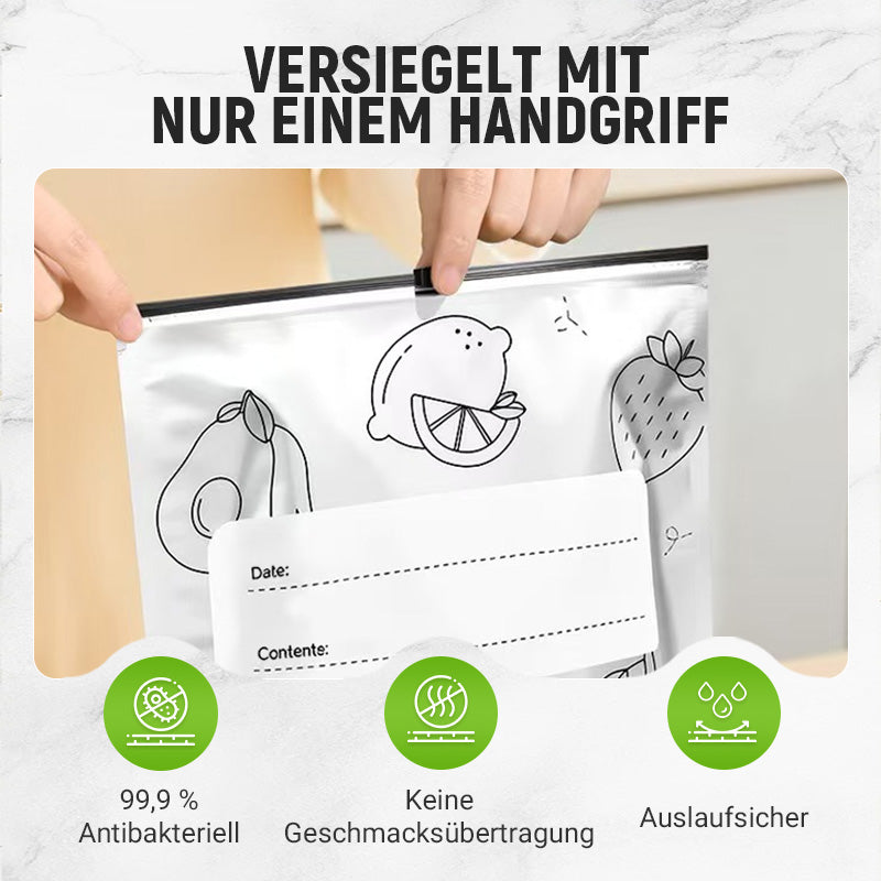 Wiederverwendbare, verschließbare Aufbewahrungsbeutel aus Aluminiumfolie