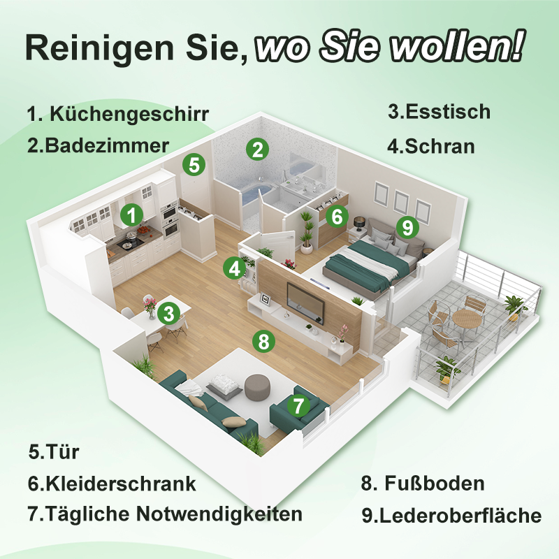 🧽🌸✨Kaufen Sie 3 und geben Sie 2🌸Kraftvoller Mehrzweckreiniger – sanfte Formel