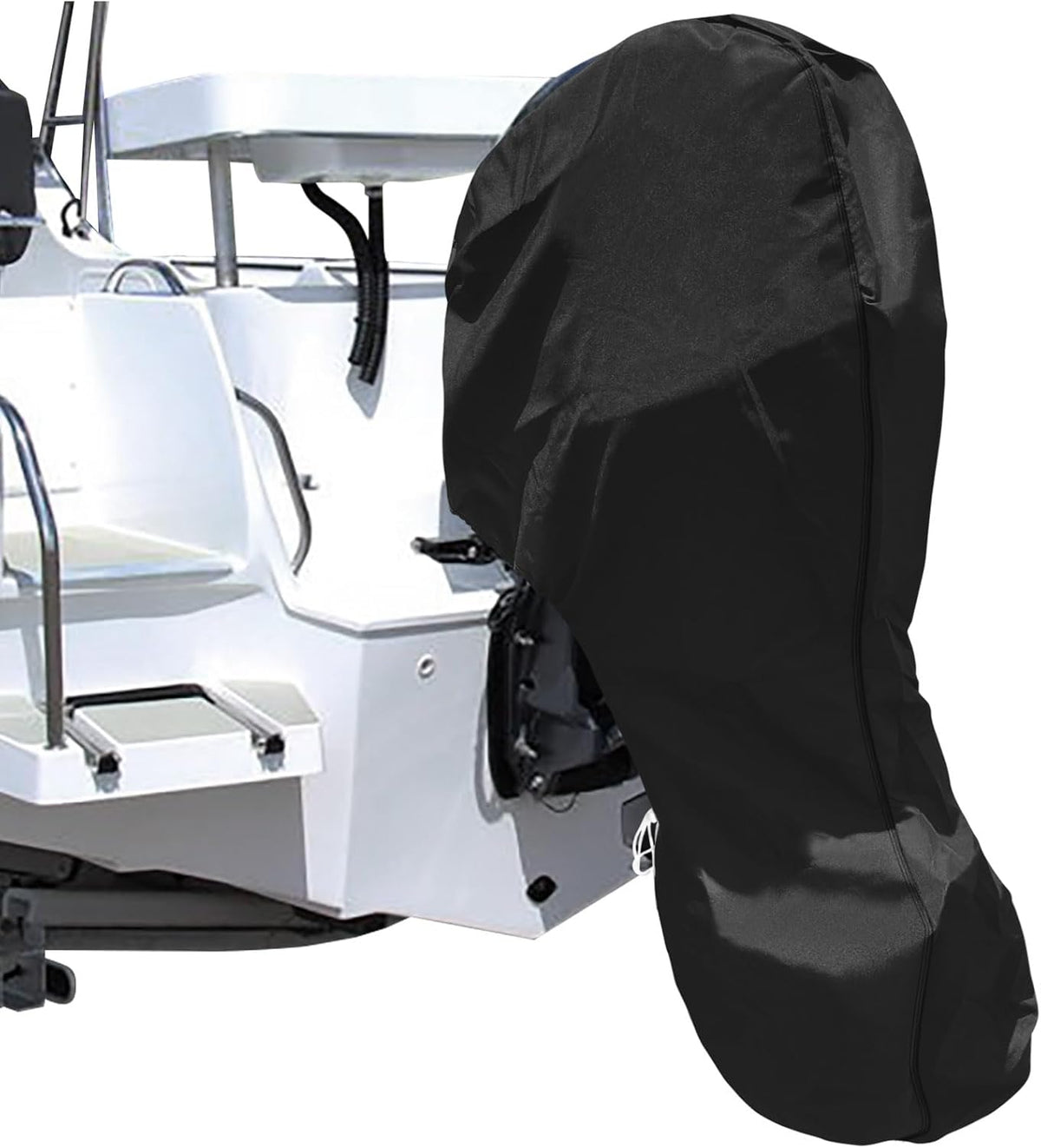 🚤❄️ 50 % RABATT – KOMPLETTER BOOTSMOTORSCHUTZ AUS 420D OXFORD – SCHÜTZT DEN AUSSENBORDER VOR REGEN, SCHNEE & UV, OHNE WERKZEUG! 🛡️