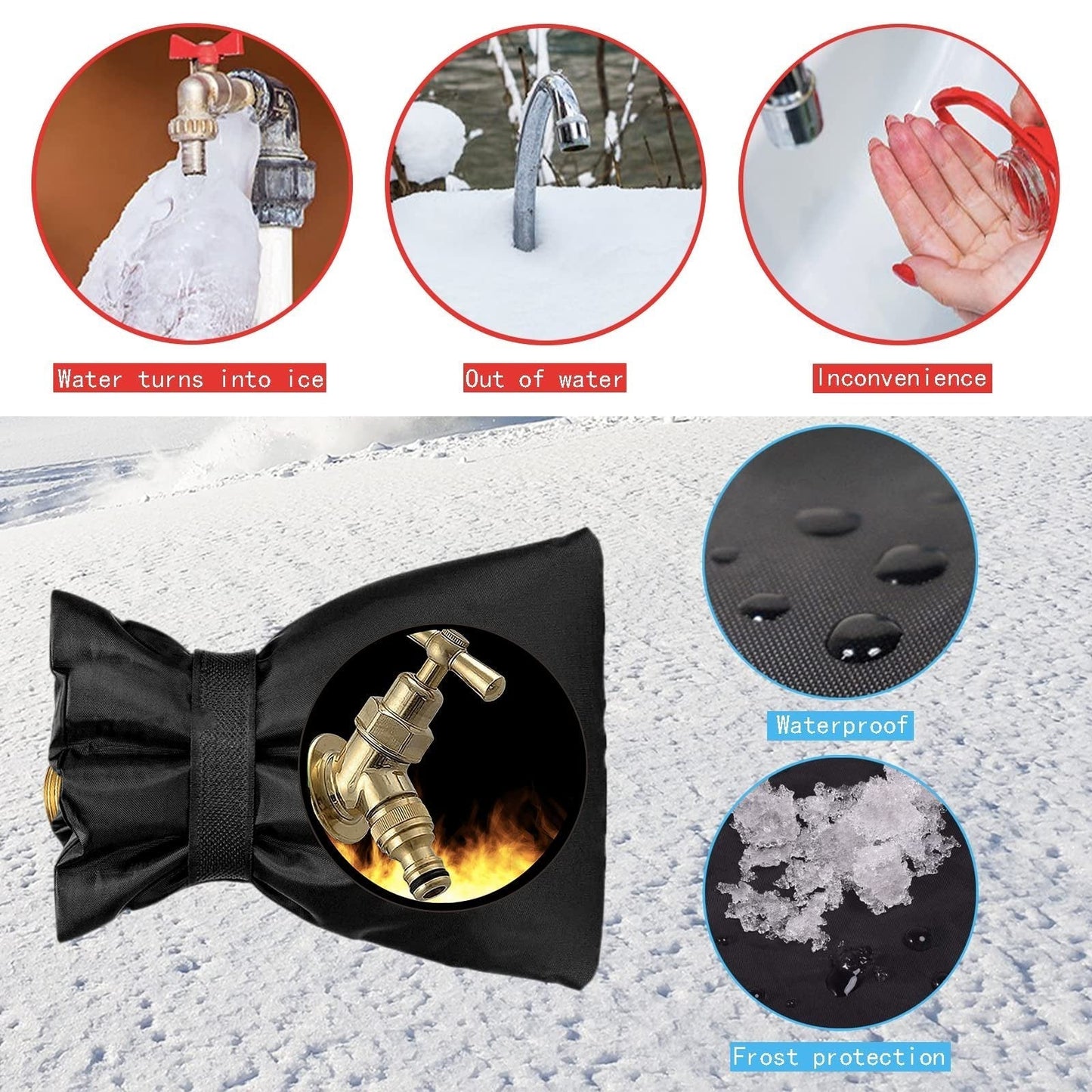 ❄️ Heißer Verkauf 50 % RABATT!! ⚡ 50.000+ verkauft! ✨ Außenwasserhahn-Abdeckungen zum Schutz vor Winterfrost ❄️