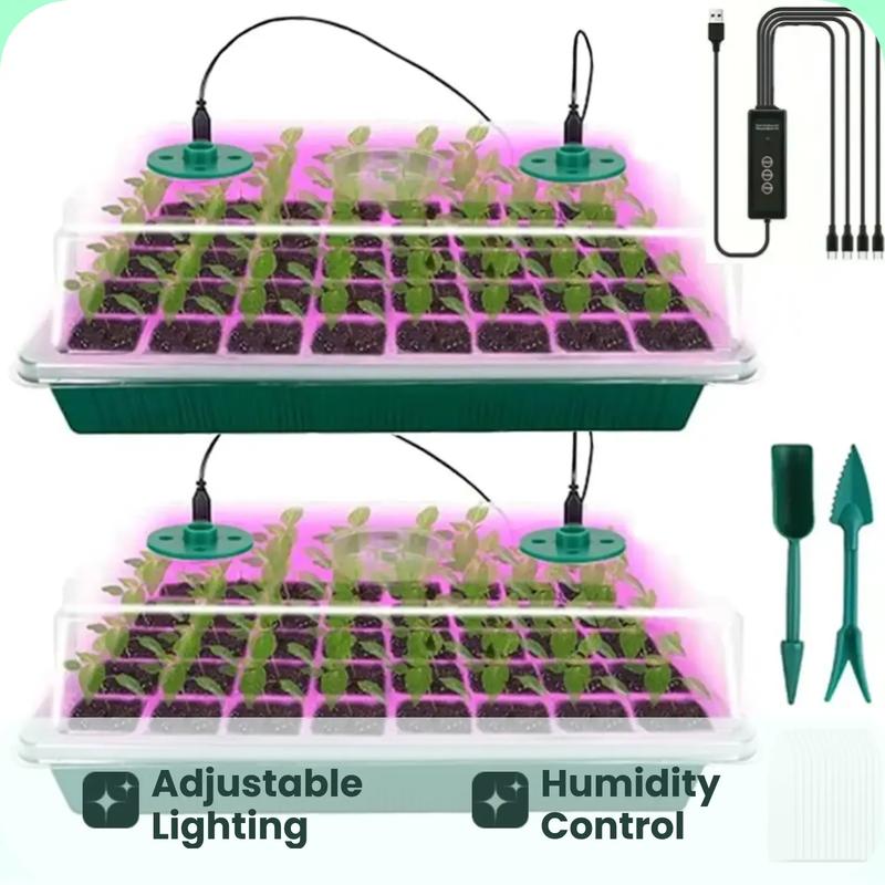 LED Anzuchtbox mit Timer & Dimmer – Pflanzensaatkasten mit Licht 🌱💡