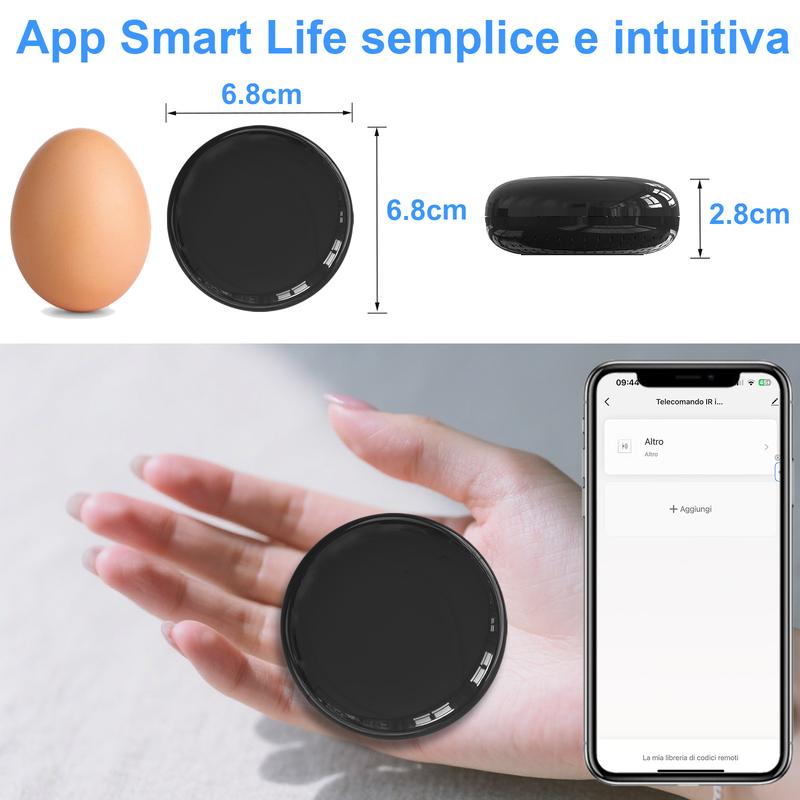 WLAN Alexa IR Telecomando Universale a Infrarossi Smart Home, Hub All-in-One, APP o Controllo Vocale