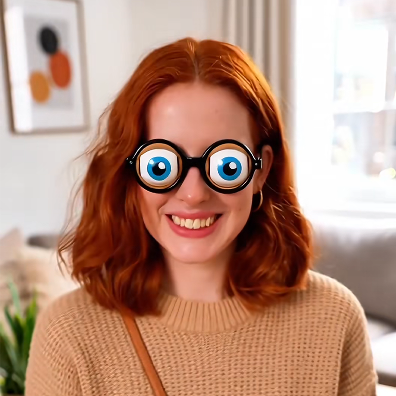 🔥WEIHNACHTSANGEBOT 50 % RABATT!!🏆Blitzangebot💥Lustige Brille mit Augenzwinkern-Mechanismus🥸