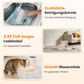 Kabelloser Trinkbrunnen für Haustiere, 4,5 l, automatischer Trinkwasserspender für Katzen und Hunde mit Filter, wie abgebildet