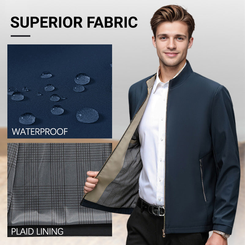 ✨Neu eingetroffen-Sparen Sie 56 %⏳Freizeitjacke mit Stehkragen und Reißverschluss für Herren