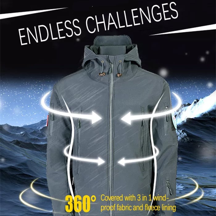 (🔥HEISSER VERKAUF JETZT 50 % RABATT) – Winddichte, wasserdichte Herrenjacke