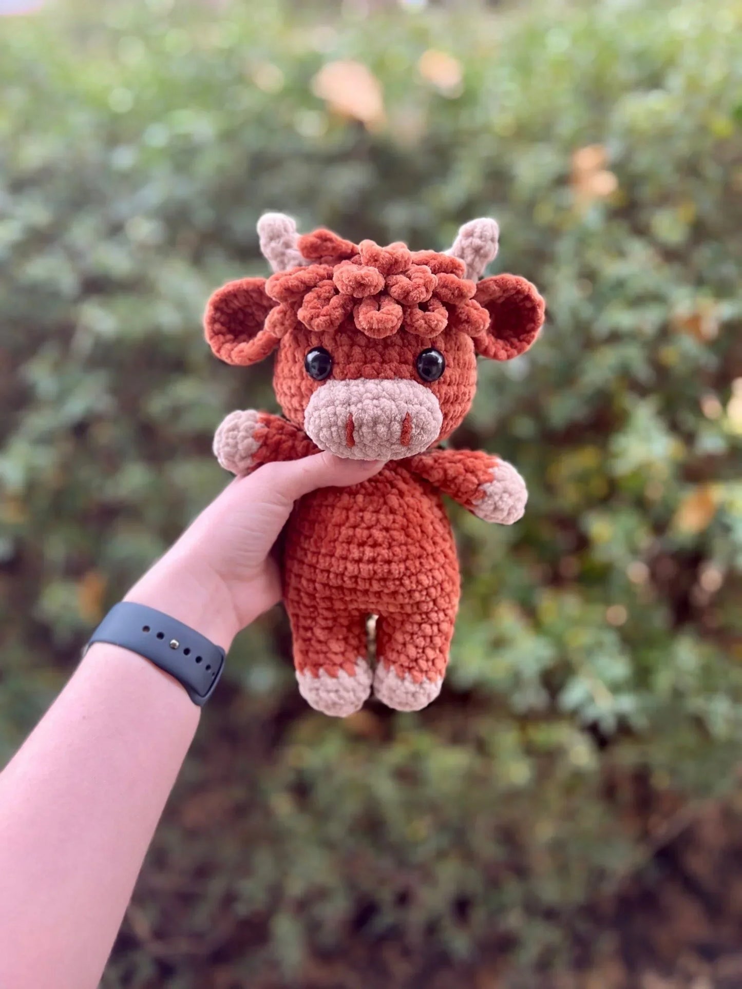 🎅Weihnachtsverkauf 50 % Rabatt!!🎄🔥Häkelanleitung für Highland Cow Amigurumi🐮 – DIY-Set & fertiges Plüschtier
