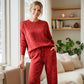 ⌛ Nur noch 3 Tage – 50 % auf alles! ⏰Damen-Glitzer-Zweiteiler: Pullover & Hose