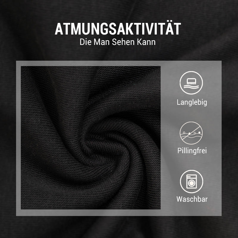 ⛳⛳Die Wahl des Erfolgs👔👔Slim Fit Langarm-T-Shirt für Herren mit Stehkragen