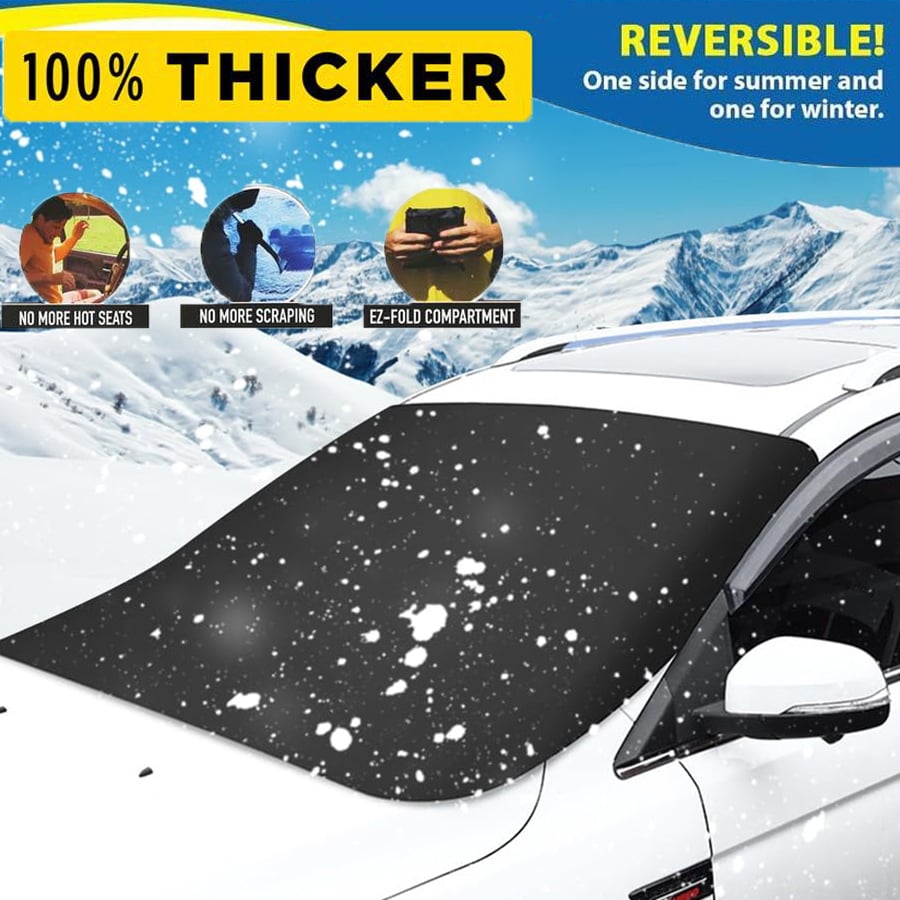 🎁Letzter Tag im Angebot: 49 % Rabatt!🔥Verbesserte magnetische Schneeschutzabdeckung für die Windschutzscheibe (Modelljahr 2025