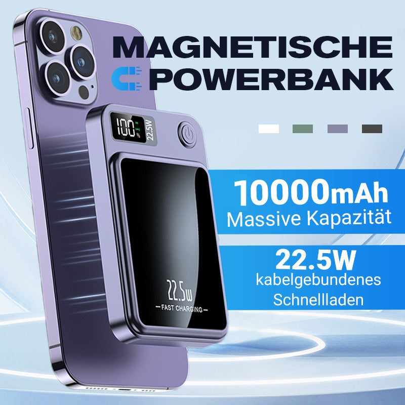 ⚡ 60% RABATT! ✨ 10000mAh Powerbank - 22.5W Super-Schnellladung & Ultradünnes Design mit Digitalem Display 📱🔋
