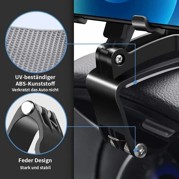 🏆2026 Neuankömmling50% RABATT - 360-Grad-drehbare Handyhalterung fürs Armaturenbrett im Auto