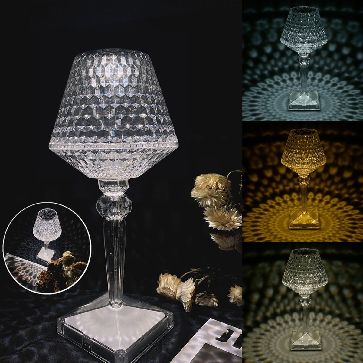 💎 50% RABATT! Kristall-Tischlampe – Funkelndes Design, stimmungsvolles Licht & edler Blickfang – Perfekt für Schlafzimmer, Wohnzimmer & festliche Anlässe ✨