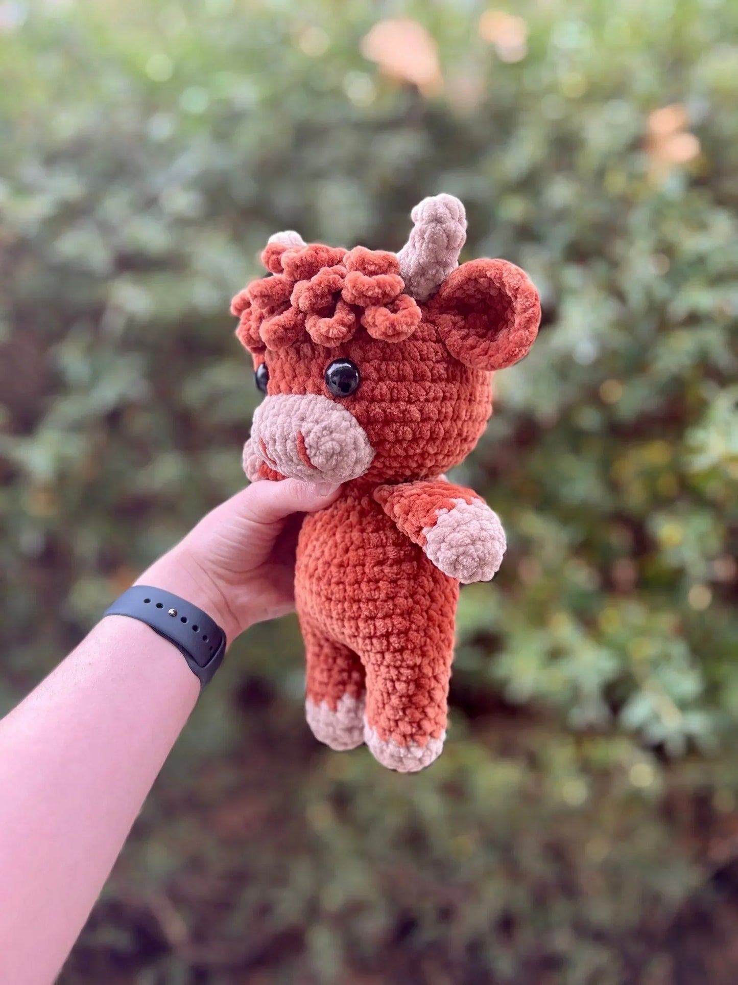 🎅Weihnachtsverkauf 50 % Rabatt!!🎄🔥Häkelanleitung für Highland Cow Amigurumi🐮 – DIY-Set & fertiges Plüschtier